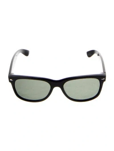 Pre-owned Ray Ban New Wayfarer Classic Wayfarer Sunglasses In Black