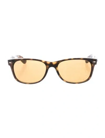 Pre-owned Ray Ban New Wayfarer Classic Wayfarer Sunglasses In Brown