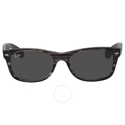 Ray Ban New Wayfarer Color Mix Dark Grey Unisex Sunglasses Rb2132 6430b1 52 In Dark / Gray / Grey