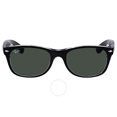 Ray Ban New Wayfarer Color Mix Green Classic G-15 Unisex Sunglasses Rb2132 6052 52