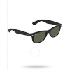 Ray Ban New Wayfarer Color Mix Green Classic G-15 Unisex Sunglasses Rb2132 646231 55 In Black / Green