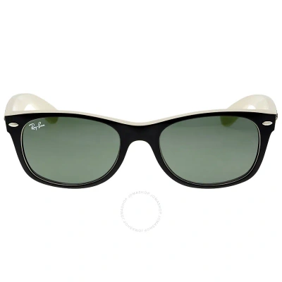 Ray Ban New Wayfarer Color Mix Green Classic G-15 Unisex Sunglasses Rb2132 875 52