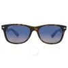 Ray Ban New Wayfarer Polarized Blue Gradient Square Unisex Sunglasses Rb2132 865/78 55
