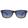 Ray Ban New Wayfarer Polarized Blue Gradient Square Unisex Sunglasses Rb2132 865/78 55 In Multi