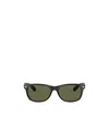 Ray Ban New Wayfarer Rectangle-frame Sunglasses In Green