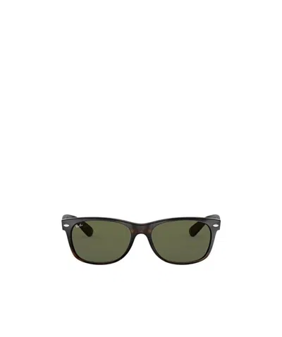 Ray Ban New Wayfarer Rectangle-frame Sunglasses In Green