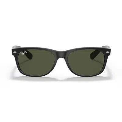 Ray Ban New Wayfarer Rubber Black / Green
