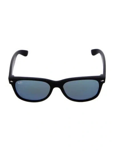 Pre-owned Ray Ban New Wayfarer Square Sunglasses In Black