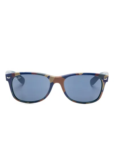 Ray Ban New Wayfarer Sunglasses In Blue