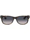 Ray Ban New Wayfarer Sunglasses In Braun