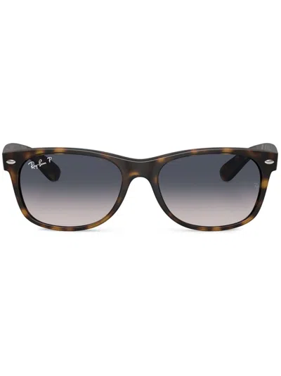 Ray Ban New Wayfarer Sunglasses In Brown