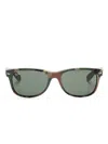 Ray Ban New Wayfarer Sunglasses In Green