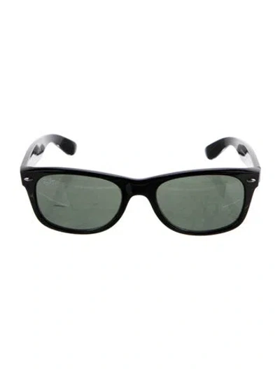 Pre-owned Ray Ban New Wayfarer Wayfarer Sunglasses In Black