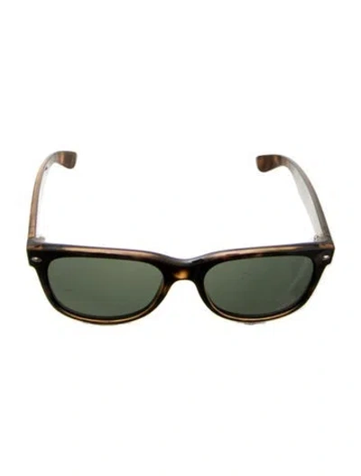 Pre-owned Ray Ban New Wayfarer Wayfarer Sunglasses In Brown