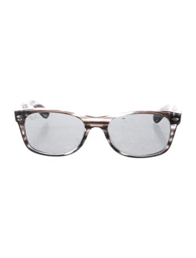 Pre-owned Ray Ban New Wayfarer Wayfarer Sunglasses In Gray