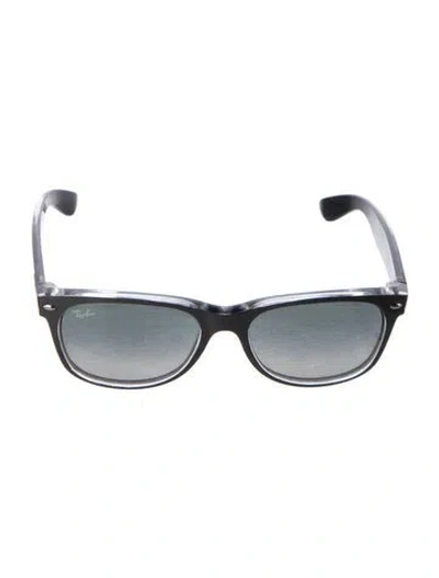Pre-owned Ray Ban New Wayfarer Wayfarer Sunglasses In Silver