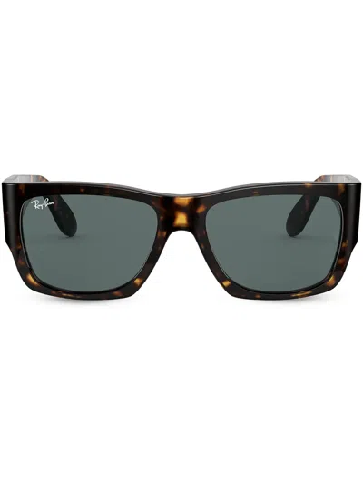 Ray Ban Nomad Wayfarer Sunglasses In Brown