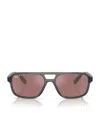 Ray Ban Nylon Rb4414m Scuderia Ferrari Collection Sunglasses In Grey