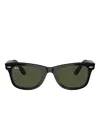 Ray Ban Ray-ban 52mm Square Sunglasses In Green
