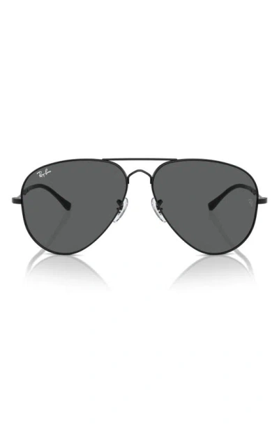 Ray Ban Old Aviator 58mm Sunglasses In Black