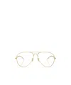 Ray Ban Old Aviator Glasses In Gold