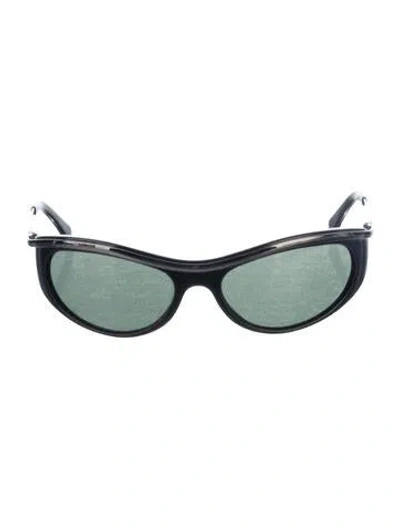 Pre-owned Ray Ban Olympia Extreme Cat-eye Sunglasses In Black