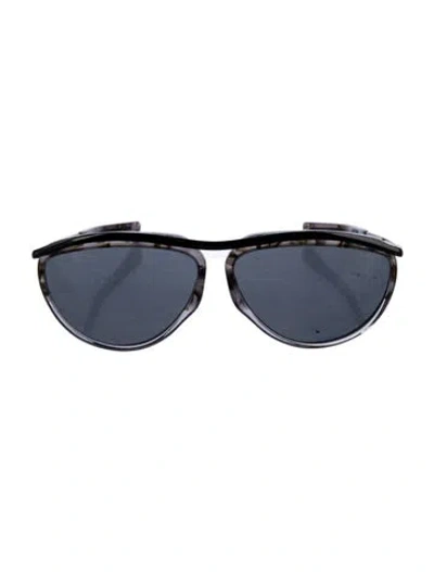 Pre-owned Ray Ban Olympian Aviator Sunglasses In Black