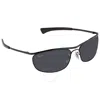 Ray Ban Olympian I Deluxe Blue Classic Oval Unisex Sunglasses Rb3119m 002/r5 62 In Black / Blue