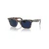 Ray Ban Original Wayfarer Change Transitions® Sunglasses Photo Striped Grey Frame Clear Lenses 52-22 In Photo Striped Grey