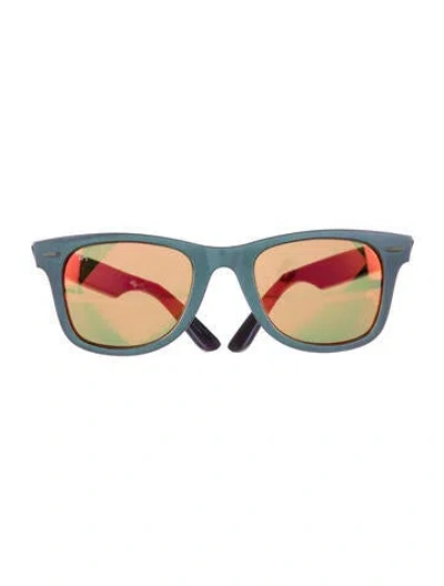 Pre-owned Ray Ban Original Wayfarer Cosmo Wayfarer Sunglasses