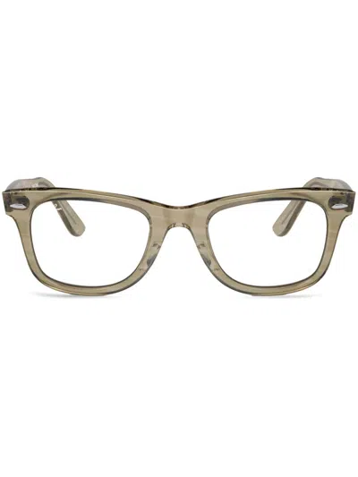 Ray Ban Original Wayfarer Square-frame Glasses In Neutrals