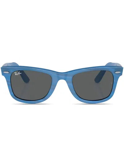 Ray Ban Original Wayfarer Sonnenbrille In Blau