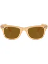 Ray Ban Original Wayfarer Sonnenbrille In Nude