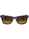 Ray Ban Original Wayfarer Square-frame Sunglasses In Rot
