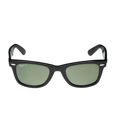 Ray Ban Folding Wayfarer Classic Sunglasses In Black