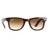 Ray Ban Original Wayfarer Sunglasses In Brown Acetate In Brown