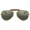 Ray Ban Outdoorsman Green Classic G-15 Aviator Unisex Sunglasses Rb3029 181 62 In Dark / Gold / Green