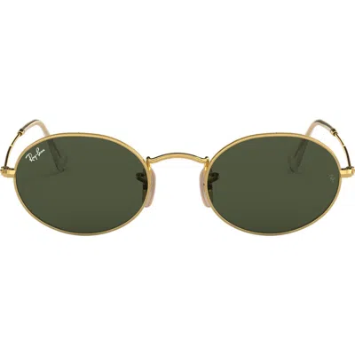 Ray Ban Ray-ban Oval 51mm Sunglasses In Gold