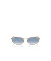 Ray Ban 56mm Irregular In Gold