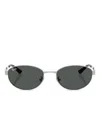 Ray Ban Oval-frame Sunglasses In Green