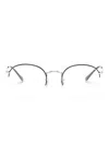 Ray Ban Oval-frame Sunglasses In Silver