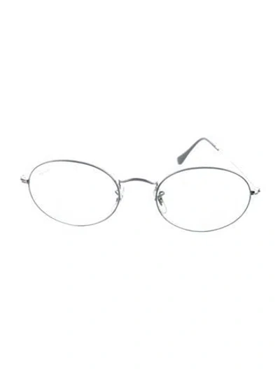 Pre-owned Ray Ban Oval Solid Evolve Round Sunglasses W/ Tags In Blue