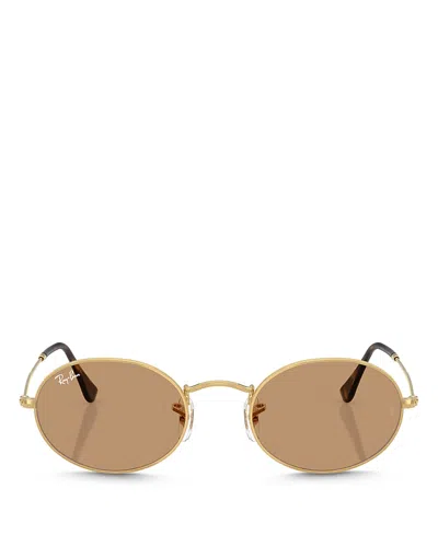 RAY BAN RAY-BAN OVAL SUNGLASSES, 51MM