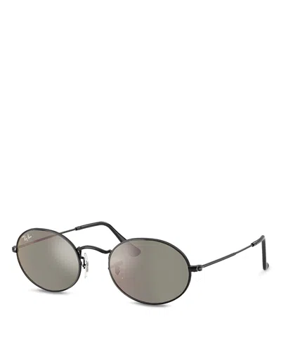Ray Ban Ray-ban Oval Sunglasses, 51mm In Burgundy