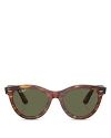Ray Ban Ray-ban Rb2241 Wayfarer Way In Havana/gray Polarized Solid