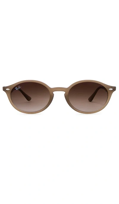 Ray Ban Oval Sunglasses In Turtledove