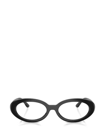 Ray Ban Oval-frame Glasses In Black
