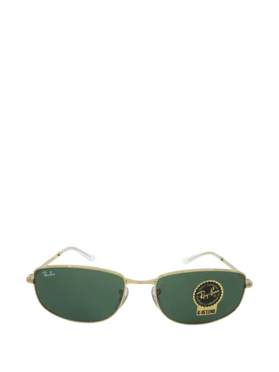Ray Ban Oval-frame Sunglasses In Transparent