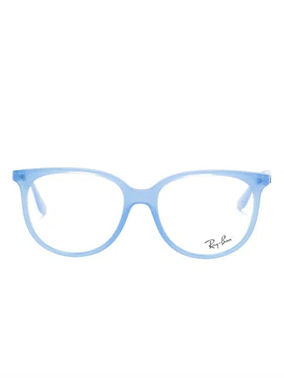 Ray Ban Oversize-frame Glasses In Blue