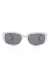 Ray Ban Oversize-frame Sunglasses In White